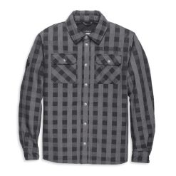 Men's Operative Flannel Riding Shirt Jacket
