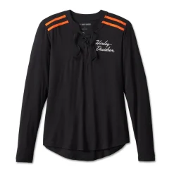 Women's Iconic Laced Front Henley