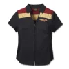 Women's 120th Anniversary Elemental Zip Front Shirt - Colorblocked