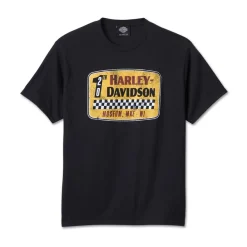 Men's Short Sleeve Checkerboard Tee