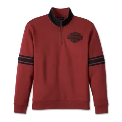 Men's Bar & Shield 1/4 Zip Sweatshirt