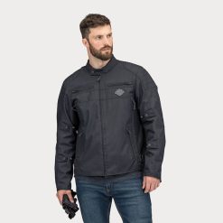 Men's Bagger Mens Textile Riding Jacket with Backpack