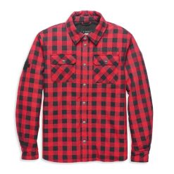 Men's Operative Flannel Riding Shirt Jacket