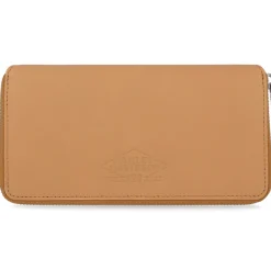 Women's 120th Zip Clutch Veg Tan Natural