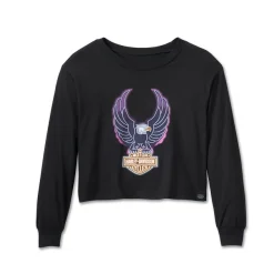 Women??s Long Sleeve Neon Eagle Knit