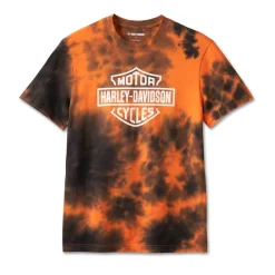 Men's Bar & Shield Tie Dye Tee