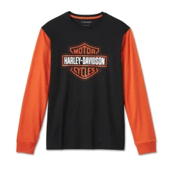 Men's Bar & Shield Long Sleeve Raglan