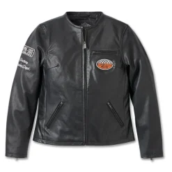 Women's 120th Anniversary Cafe Racer Leather Jacket