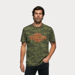 Men's Bar & Shield Camo Tee