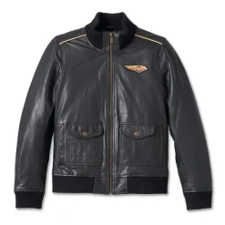 Women's 120th Anniversary Bomber Leather Jacket