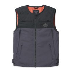 Men's Bagger Textile Riding Vest with Backpack