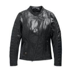 Women's Ozello Perforated Leather Jacket
