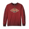 Men's 120th Anniversary Long Sleeve Tee - Merlot