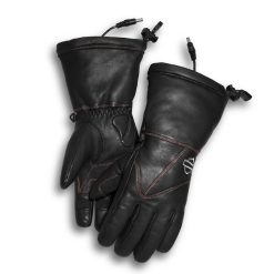 Women's Heated BTC 12V Waterproof Leather Gauntlet Gloves