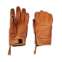 Women's Electra Full Finger Studded Leather Glove