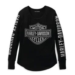 Women's Authentic Bar & Shield Rib-Knit Top