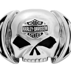 Men's Steel Skull Ring