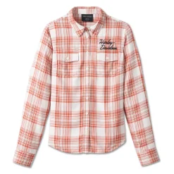 Women's Classic Bar & Shield Plaid Shirt